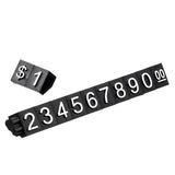 Cubes,White,Black,Adjustable,Price,Display,Blank,Label,Retail