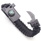 IPRee,Survival,Bracelet,Outdoor,Emergency,Paracord,Whistle,Compass