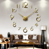 Creative,Personality,Simple,Fashion,Clock,Acrylic,Mirror,Stickers,Clock,Living,Clock