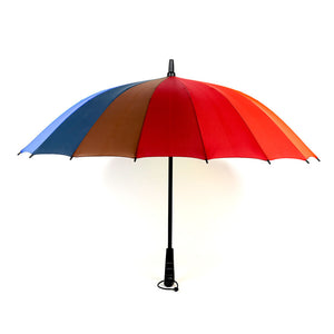 Color,Rainbow,Fashion,Handle,Straight,Stick,Umbrella