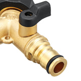 Brass,Manifold,Quick,Connector,Nozzle,Water,Splitter,Garden,Faucet,Watering,Adapter"