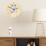 Loskii,CC049,Creative,Clock,Clock,Cartoon,Clock,Office,Decorations