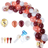 113Pcs,Multicolor,Balloon,Garlands,Confetti,Latex,Balloons,Chain,Floral,Wedding,Decoration