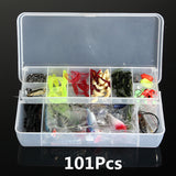 ZANLURE,101Pcs,Fishing,Spinners,Plugs,Spoons,Trout