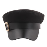 Woman,Metal,Buckle,Beret,Woolen,Blending,Cadet