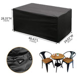 123x61x72cm,Garden,Furniture,Covers,Heavy,Oxford,Fabric,Rattan,Cover,Waterproof,Dustproof,Seaters,Table,Chair,Covers,Outdoor,Patio