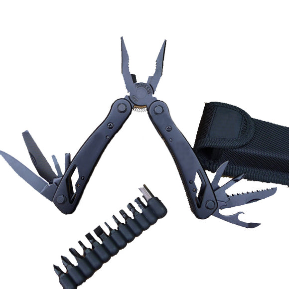 Stainless,Steel,Multifunction,Fishing,Pliers,Folding,Knife,Opener,Screwdriver,Tools