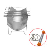 Portable,Folding,Barbecue,Grill,Stainless,Steel,Camping,Stove,Outdoor,Picnic,Camping