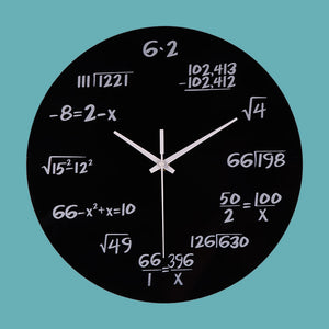 Emoyo,ECY022,Creative,Science,Mathematics,Formula,Clock,Office,Decorations