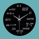 Emoyo,ECY022,Creative,Science,Mathematics,Formula,Clock,Office,Decorations