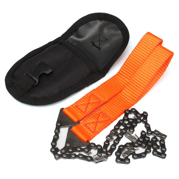 Gardening,Chain,Orange,Handle,Manganese,Steel,Felling,Outdoor,Portable