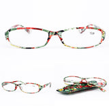 Lightweight,Frame,Floral,Resin,Reading,Glasses,Computer,Presbyopic,Glasses