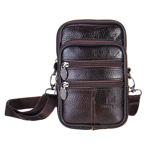 7inch,Leather,Waist,Multifunctional,Crossbody,Messenger,Phone,Holder,Pouch