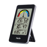 FanJu,FJ3356,Digital,Weather,Station,Clock,Household,Indoor,Outdoor,Temperature,Humidity,Meter,Weather,Clock,Electronic,Alarm,Clock