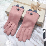 Women's,Glove,Winter,Touch,Screen,Gloves,Velvet,Thick,Pattern,Gloves,Fingers,Point,Drive,Gloves