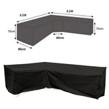 Shape,Cover,Patio,Garden,Furniture,Waterproof,Protector,320x320cm