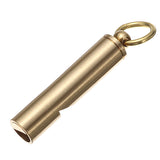 Brass,Survival,Whistle,Copper,Chain,Buckle,4.2x1cm