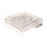 15x15x4cm,Stainless,Steel,Grill,Camping,Picnic,Square,Smoke,Generator,Cooking,Stove