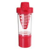 Outdoor,Camping,500ML,Portable,Sports,Drink,Shaker,Mixer,Water,Bottle,Plastic,Leakproof