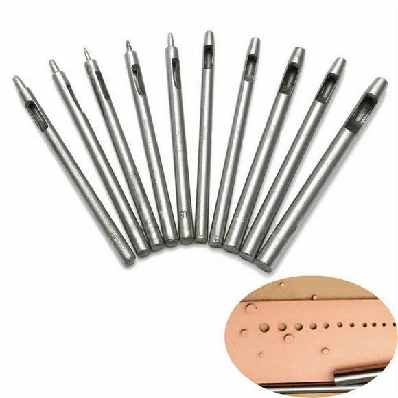 10PCS,Drilling,Leather,Punching,Tools,Punches,Handmade,Round,Hollow