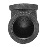 Elbow,Degree,Pipes,Fittings,Malleable,Black,Female,Connector"