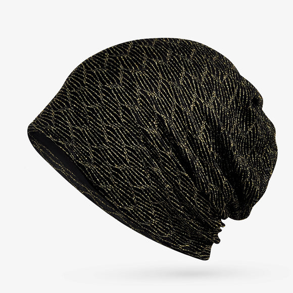 Women,Black,Breathable,Double,Turban,Collar,Summer,Outdoor,Beanie