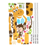 Removable,Height,Chart,Measure,Sticker,Giraffe,Decal