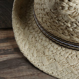 Outdoor,Handmade,Woven,Straw,Protection,Short,Brimmed,Fedora,Visor