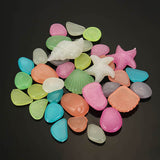 50pcs,Glowing,Artificial,Pebbles,Stones,Garden,Flower,Decor,Landscape,Noctilucent,Stone