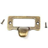 10Pcs,48MM*38MM,Brass,Label,Drawer,Handle,Screws