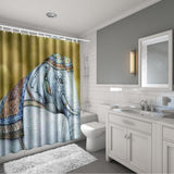 Waterproof,Fabric,Scenery,Bathroom,Shower,Curtain,Panel,Sheer,Toilet,Cover