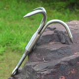 17.5cm,Grapping,Outdoor,Camping,Climbing,Carabiner,Stainless,Clasp,Survival,Accessory