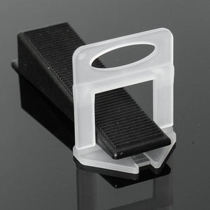 50Pcs,Black,Leveling,System,Wedges,Clips,Floor,Spacers,Strap,Device,Tools