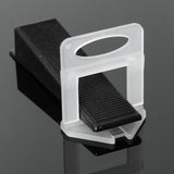 50Pcs,Black,Leveling,System,Wedges,Clips,Floor,Spacers,Strap,Device,Tools