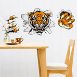 Creative,Company,Office,Decorations,Stickers,Domineering,Tiger,Broken