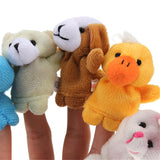 10PCS,Cartoon,Biological,Animal,Finger,Puppet,Plush,Child,Favor,Dolls,Finger,Puppets