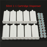 10Pcs,Epoxy,Resin,Adhesive,Cartridge,Ratio,Dispenser,20pcs,Pistons