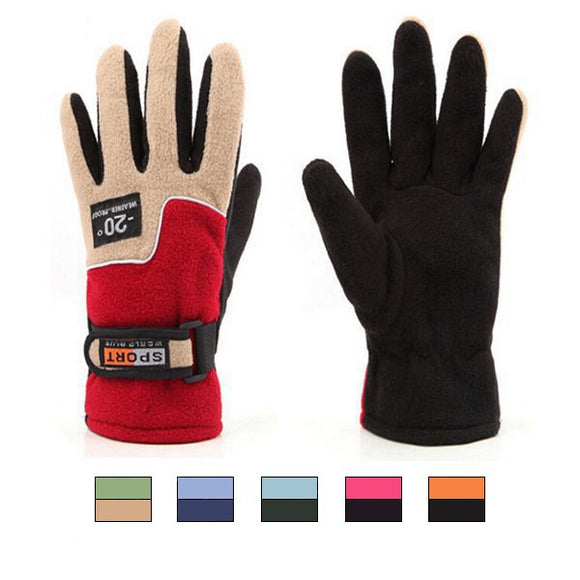 Female,Fleece,Outdoor,Gloves,Windproof