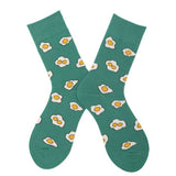 Unisex,Jacquard,Fashion,Middle,Socks,Retro,Pattern,Socks