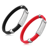 Portable,Static,Titanium,Ionic,Magnetic,Wristband,Silicone,Bracelet,Balance