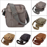 Canvas,Satchel,School,Casual,Shoulder,Messenger,Phone,Pouch,Outdoor,Travel,Hiking