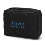 Travel,Hanging,Toiletry,Shower,Organizer,Black&Blue