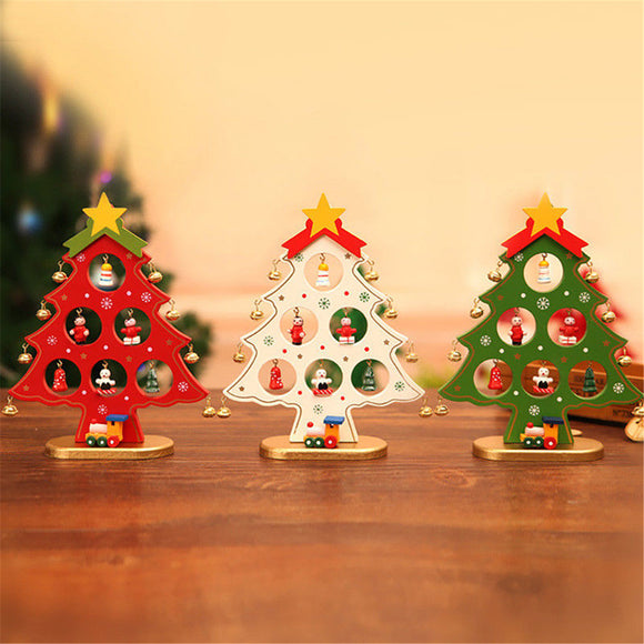 Wooden,Christmas,Ornaments,Festival,Party,Table,Decorations