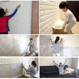 Elasticity,Brick,Grain,Wallpaper,Stickers,Sound,Insulation,Decal