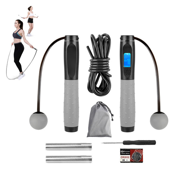 Cordless,Weight,Calories,Count,Measurement,Functions,Adjustable,Smart,Fitness,Slimming,Skipping