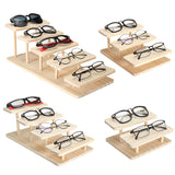 Sunglasses,Stand,Glasses,Jewelry,Display,Stand,Bamboo,Watches,Layers,Holder