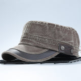 Washed,Cotton,Outdoor,Adjustable,Military,Peaked