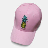 Women,Cotton,Pineapple,Embroidery,Casual,Sport,Curve,Sunscreen,Visor,Baseball