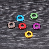 Suleve,M5AW1,10Pcs,Aluminum,Alloy,Fender,Screw,Washer,Spacer,Gasket,Multicolor