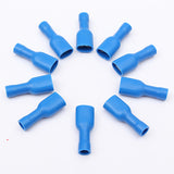 50Pcs,Red&Blue,6.3mm,Female,Insulated,Spade,Crimp,Connector,Terminal